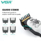 Машинка для стрижки VGR V-699, 4 насадки, LED-дисплей