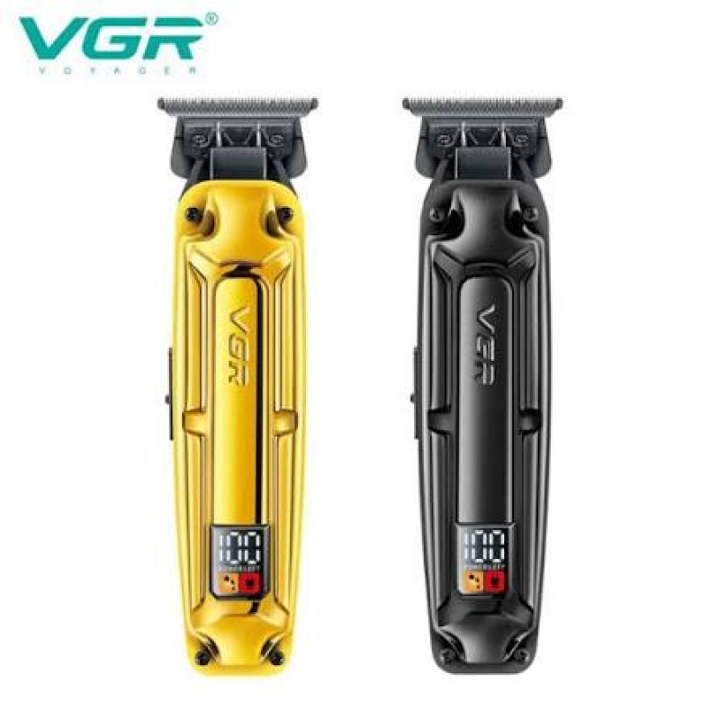 Машинка для стрижки VGR V-904, 4 насадки, LED-дисплей