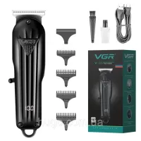 Машинка для стрижки VGR V-982, 4 насадки, LED-дисплей