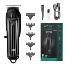 Машинка для стрижки VGR V-982, 4 насадки, LED-дисплей