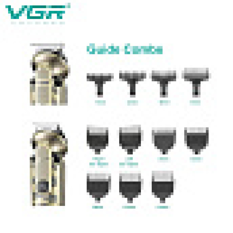 Набір для стрижки VGR V-095, 6 в 1, 16 насадок, LED-дисплей