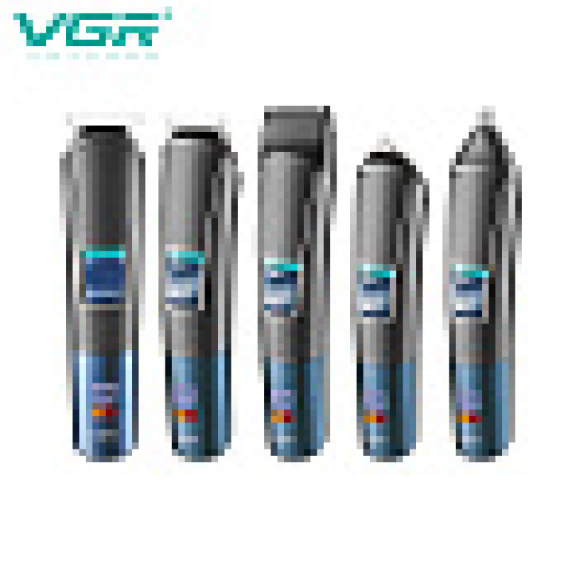 Набір для стрижки VGR V-108, 10 в 1, 10 насадок, LED-дисплей