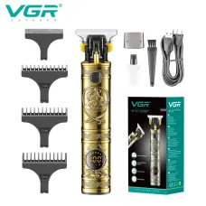 Тример VGR V-097, 3 насадки, LED-дисплей