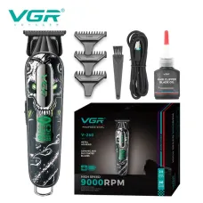 Тример VGR V-260, 3 насадки, 9000 об/хв, 2000 mAh, LED-дисплей