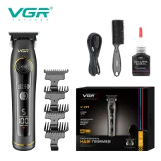 Тример VGR V-299, 4 насадки, 9000 об/хв, 9000 mAh, LED-дисплей