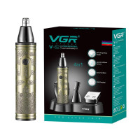 Тример для носа та вух VGR V-621, 4 насадки