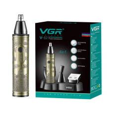 Тример для носа та вух VGR V-621, 4 насадки