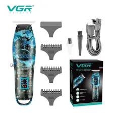 Тример VGR V-923, 3 насадки, LED-дисплей