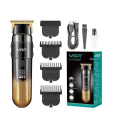 Тример VGR V-929, 3 насадки, LED-дисплей