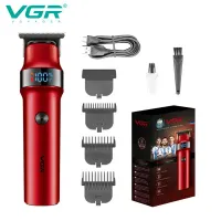 Тример VGR V-987, 3 насадки, LED-дисплей