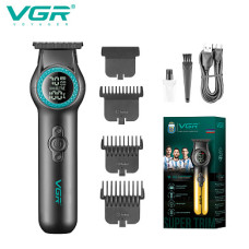 Тример VGR V-990, 3 насадки, 8000 об/хв, LED-дисплей, TURBO