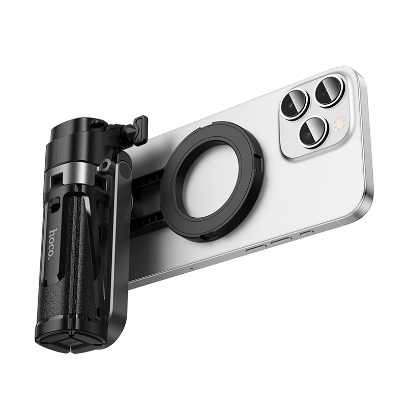 Монопод-штатив для селфі HOCO K27 Pro Magic, 3 в 1, магнітний, Bluetooth-пульт, чорний