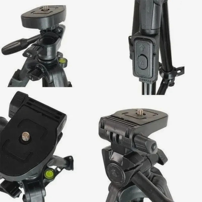 Штатив NeePho NP-3160S, 30-68.5 см, BT-пульт, Чорний