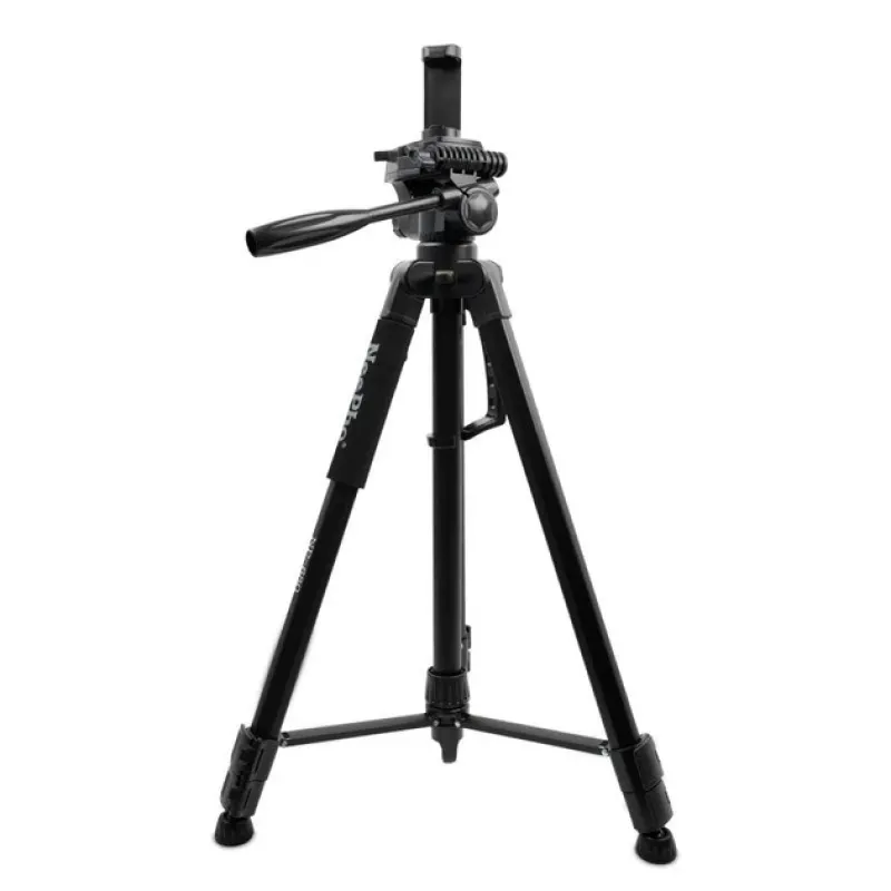 Штатив NeePho NP-680, 60-170 см, знімна площадка, чохол у комплекті, Чорний