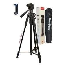 Штатив NeePho NP-8840, 66-170 см, знімна площадка, чохол у комплекті, Чорний