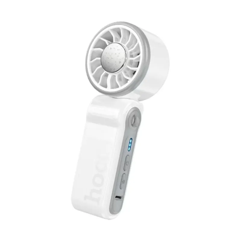 Вентилятор портативний Hoco HX604 Ice Pack, охолоджуюча панель, 3 швидкості, 3000 mAh, білий