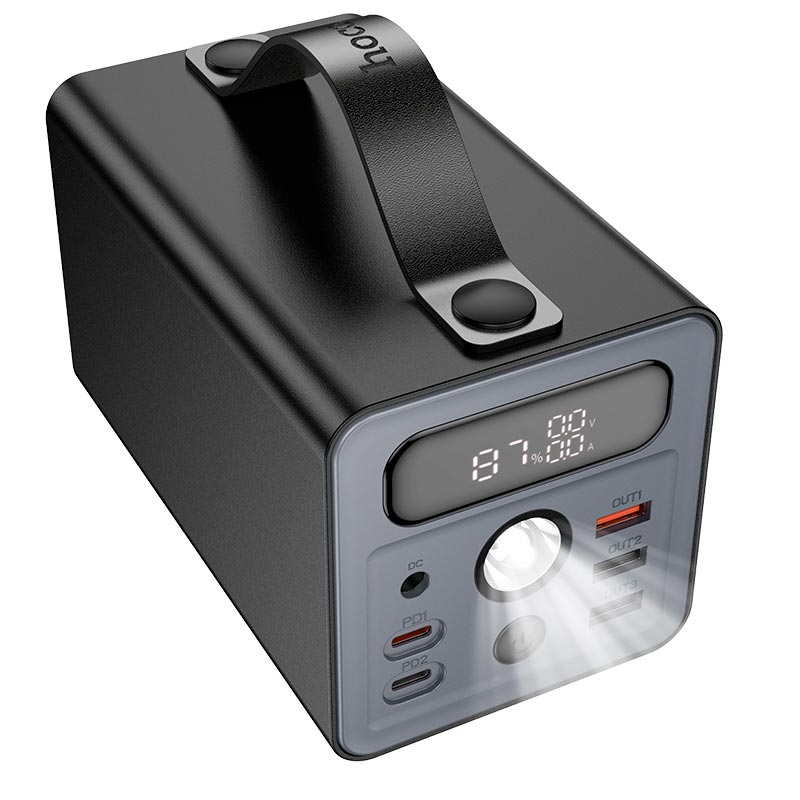 Power Bank HOCO J138 Distant, 60000 мА·год, PD20W, 22.5W, чорний