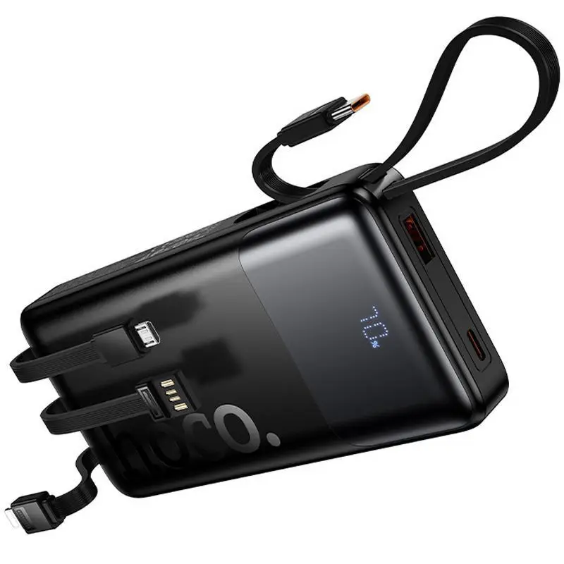 Power Bank HOCO J156 Founder, 10000 мА·год, PD20W, 22.5W, чорний