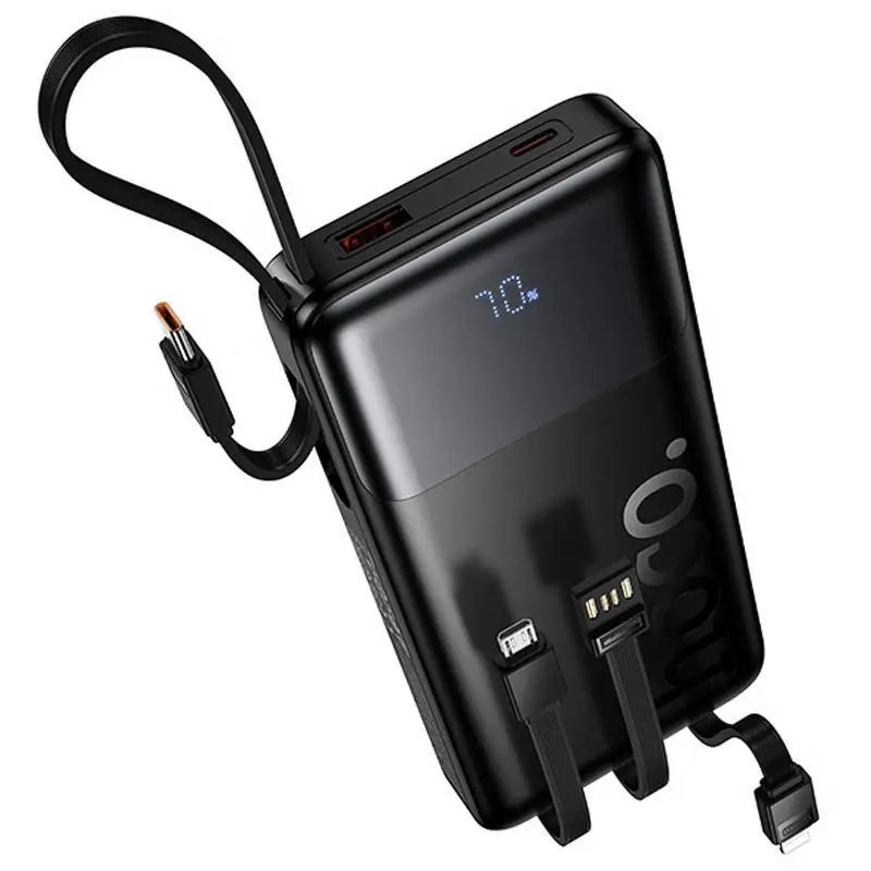 Power Bank HOCO J156 Founder, 10000 мА·год, PD20W, 22.5W, чорний