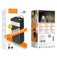 Power Bank HOCO J86 Powermaster, 40000 мА·год, 22.5W, чорний
