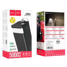 Power Bank HOCO J86A Powermaster, 50000 мА·год, 22.5W, чорний