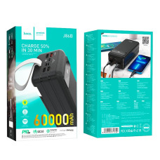 Power Bank HOCO J86B Electric, 60000 мА·год, 22.5W, чорний