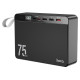 Power Bank HOCO J94 Overlord, 75000 мА·год, 22.5W, чорний