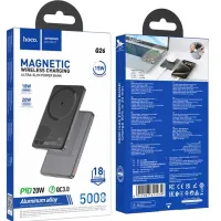 Power Bank HOCO Q26 Joy, 5000 мА·год, PD20W, чорний