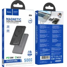 Power Bank HOCO Q26 Joy, 5000 мА·год, PD20W, чорний