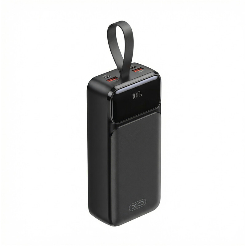 Power Bank XO PR298, 30000 мА·год, 65W, чорний