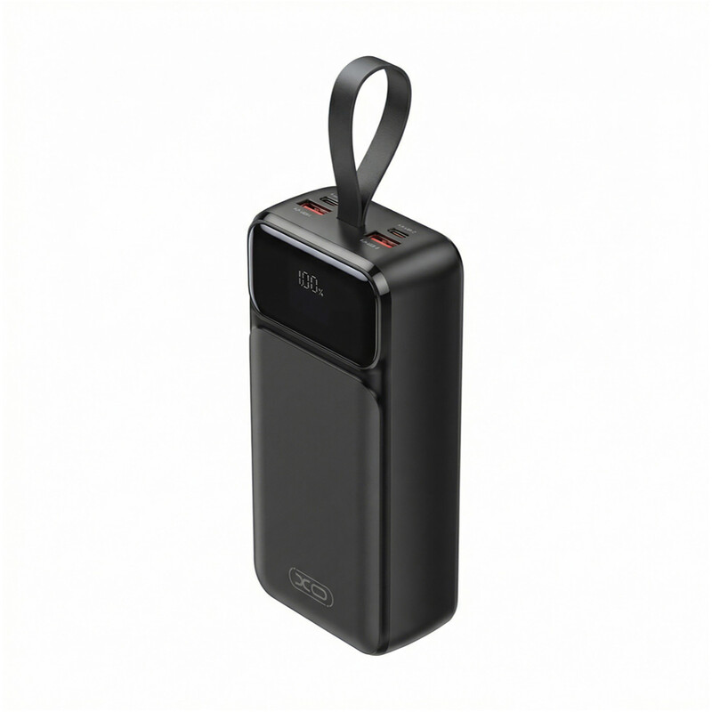 Power Bank XO PR298, 30000 мА·год, 65W, чорний