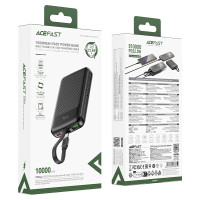 Power bank ACEFAST M13 10000mAh PD22.5W чорний