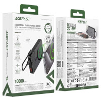 Power bank ACEFAST M31 10000mAh 22.5W чорний