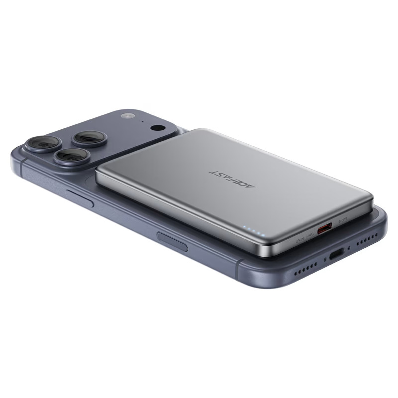 Power bank ACEFAST M8 5000mAh PD20W Qi чорний