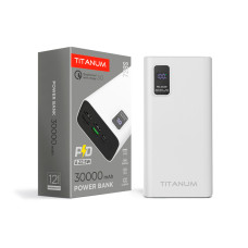 Power bank TITANUM 728S 30000mAh 22.5W білий