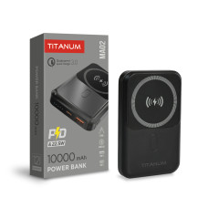 Power bank TITANUM MA02 10000mAh 22.5W чорний