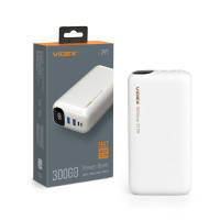 Power bank VIDEX VPB-297 30000mAh 22.5W білий