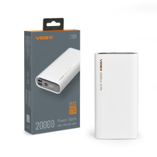 Power bank VIDEX VPB-320 20000mAh 22.5W білий
