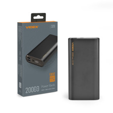 Power bank VIDEX VPB-320 20000mAh 22.5W чорний