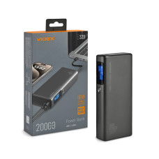 Power bank VIDEX VPB-323 20000mAh 130W чорний