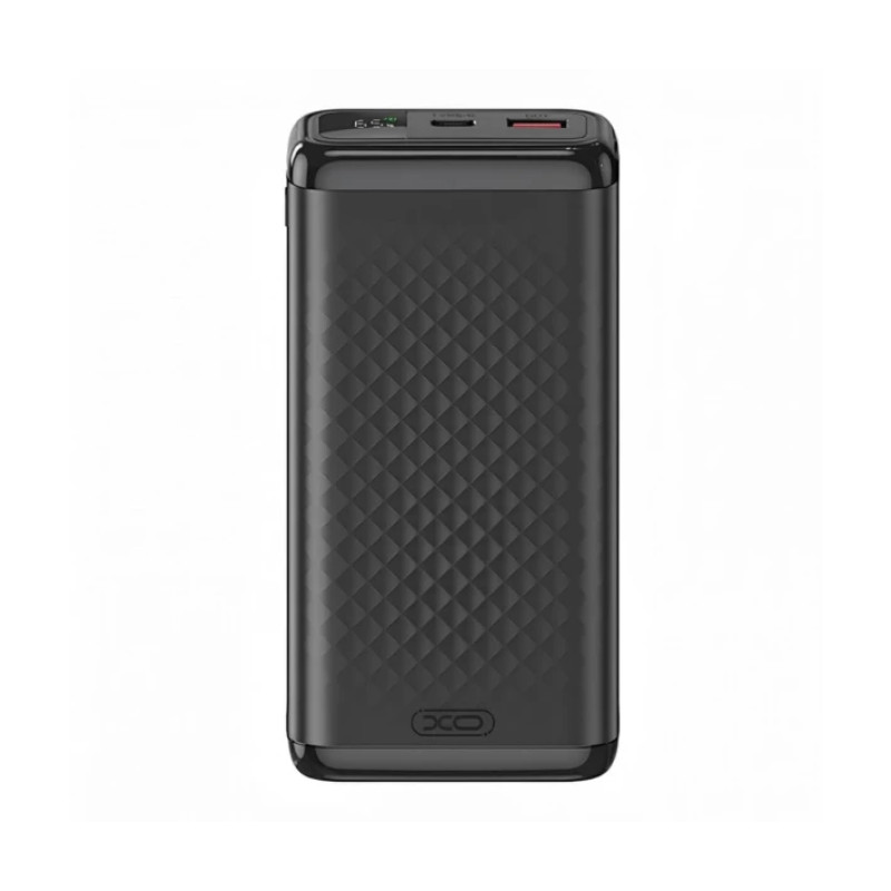 УМБ Power Bank XO PB309 20000mAh, 22.5W, PD/QC3.0, Type-C, LED дисплей, Black