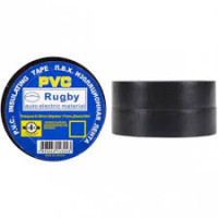 Лента RUGBY №10-1черный 10 м(360/10)