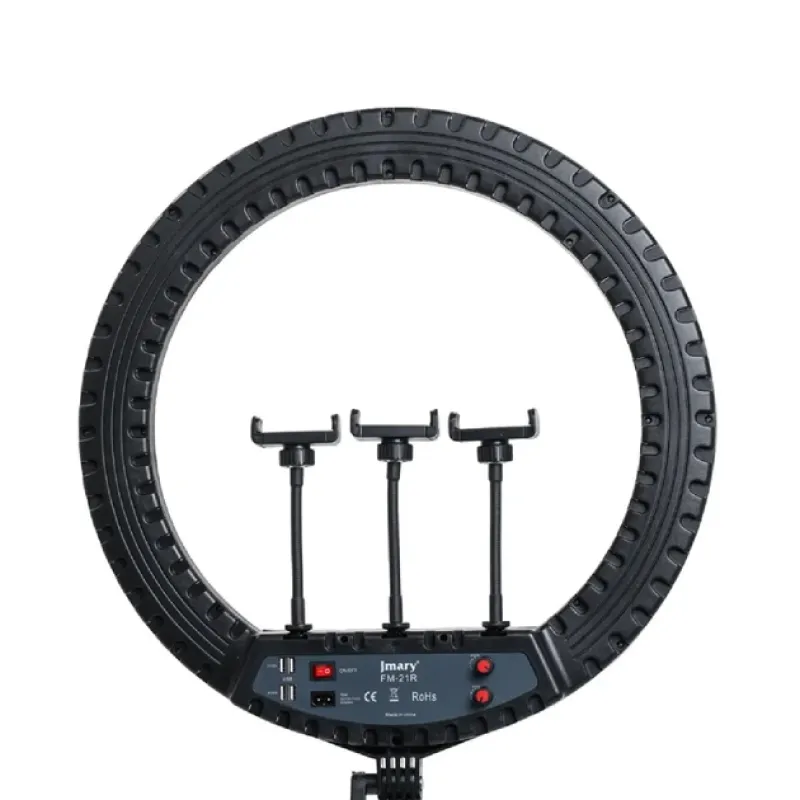 Кільцева лампа Jmary FM-21R, 21 см, Чорна