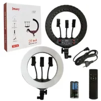 Кольцевая лампа Jmary FM-21R, 21 см, Черная