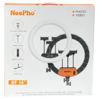 Кільцева лампа Neepho NP-14, 14 см, Чорна