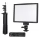 LED-лампа Neepho NP-19 прямокутна для штатива, Чорна