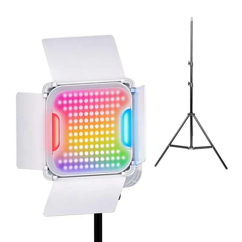 LED-панель Jmary FM-428RGB, Чорна