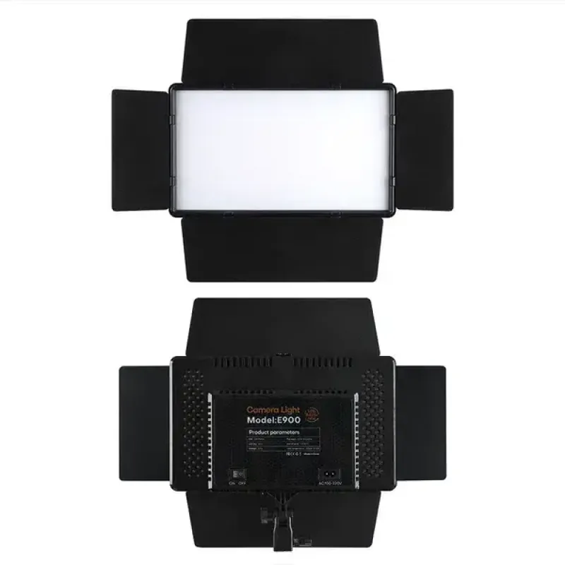 Прямокутне студійне світло LED E900, 10", Чорна