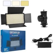 Прямокутне студійне світло LED PRO 600, 10", Чорна