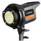 Студійний LED-освітлювач YM-S100, 3200K-6500K, кріплення Bowens, Чорна